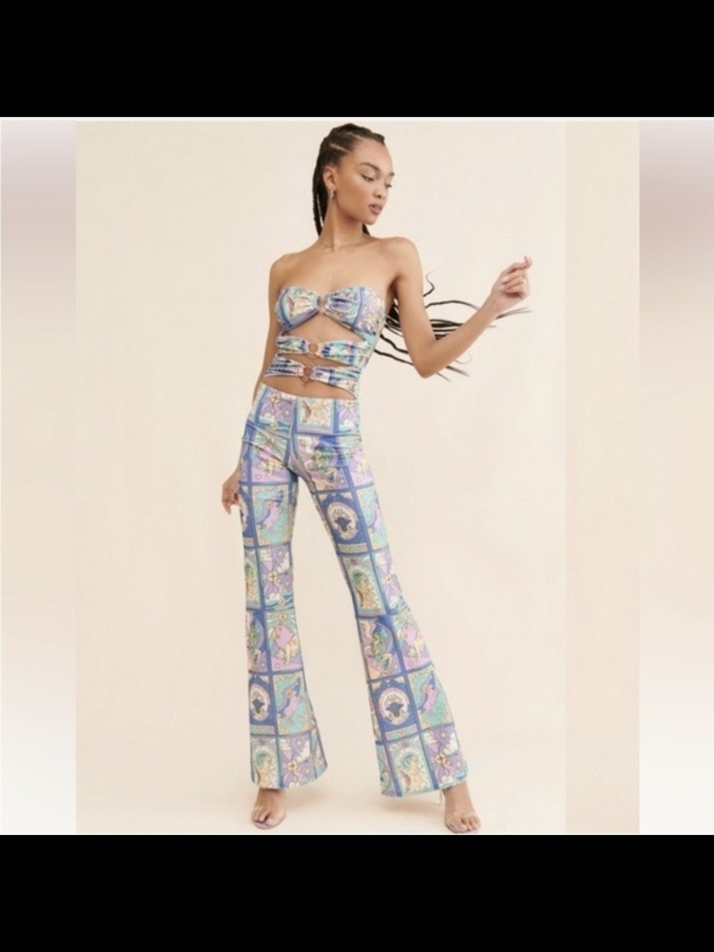 Oceanus Eden Cutout Jumpsuit
